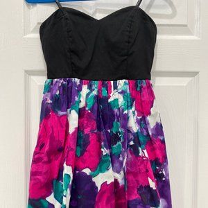 Intrigue Brand Strapless Floral Dress Size 2